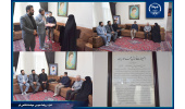 تکریم خانواده شهید معماریان توسط اعضای جهاددانشگاهی استان قم