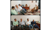 دیدار کارکنان جهاددانشگاهی ساوه با امام جمعه این شهرستان
