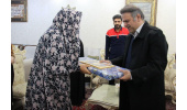 دیدار مسئولان جهاددانشگاهی کرمانشاه با خانواده شهید «منصور علی کرمی»