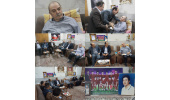 دیدار رییس و مدیران جهاددانشگاهی سمنان با پدر شهید ابوالفضل نیک ذات