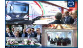 بازدید رییس جهاددانشگاهی از نمایشگاه بینالمللی حمل و نقل ریلی