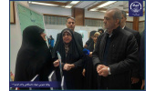 بازدید رییس جمهور از غرفه جهاددانشگاهی الزهرا(س) در حاشیه اجلاس بین المللی "خانواده، آینده، پیوندهای پایدار"